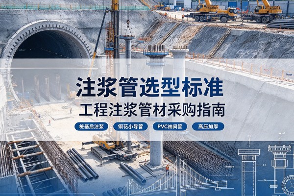 伊通注浆管选型标准