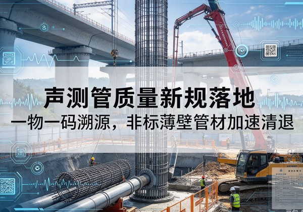 伊通声测管质量新规落地，一物一码溯源，非标薄壁管材加速清退